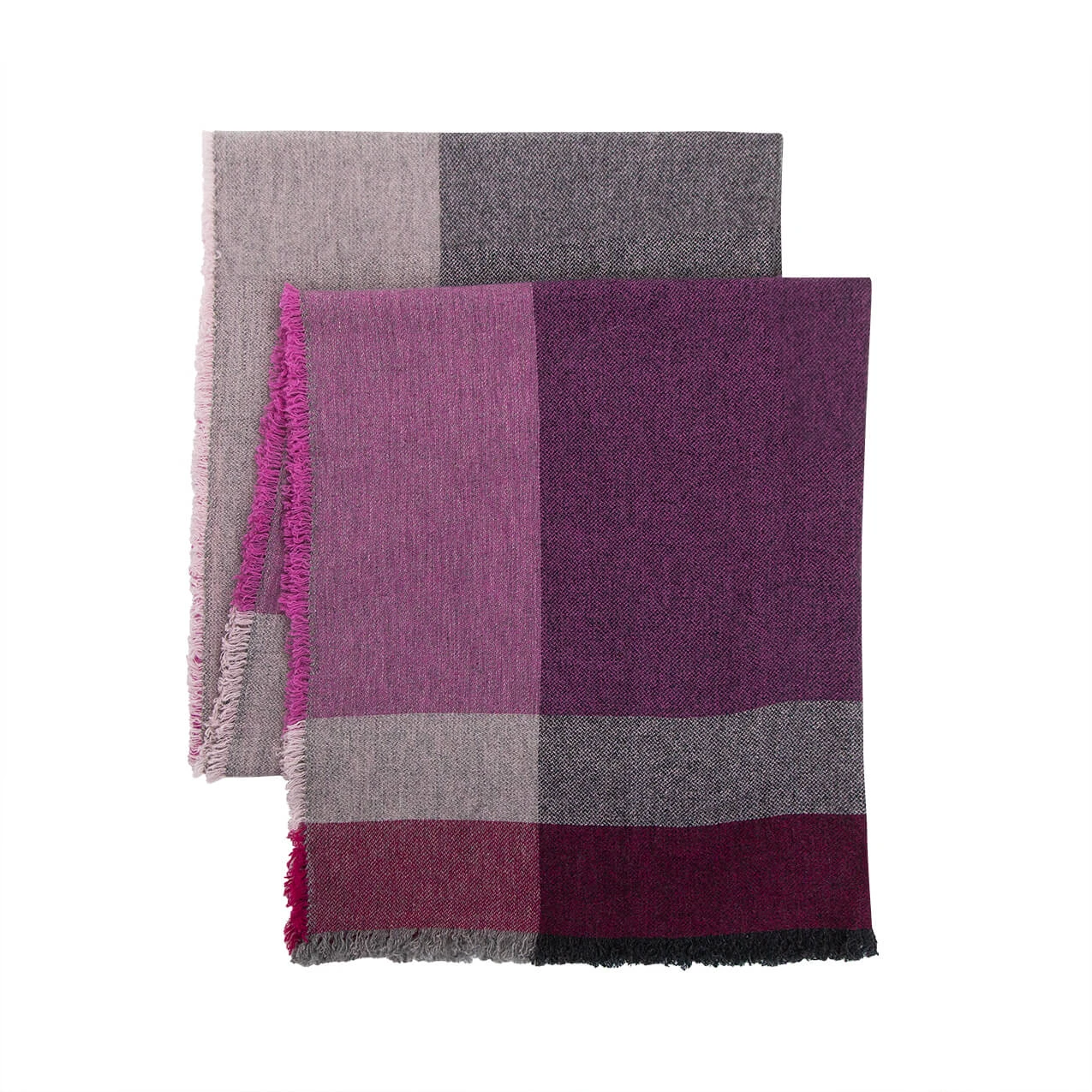 Brighton Block Shawl | Cashmere 10 Brighton Block Shawl | Cashmere - Image 8