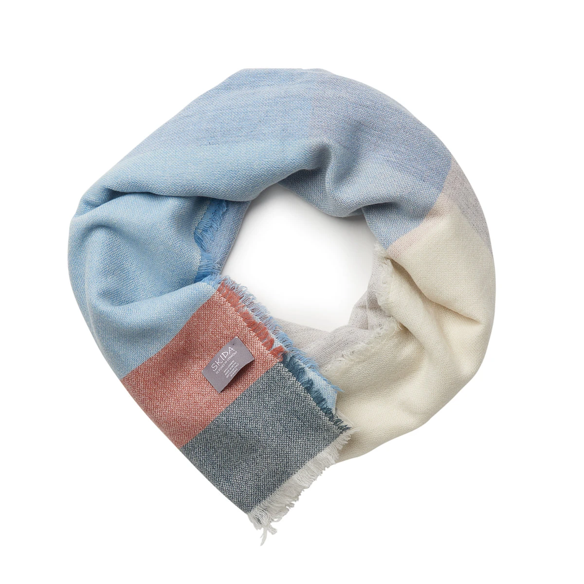 Brighton Block Shawl | Cashmere 5 Brighton Block Shawl | Cashmere - Image 3