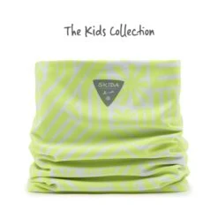 Neon Waves | Kids Alpine Neckwarmer
