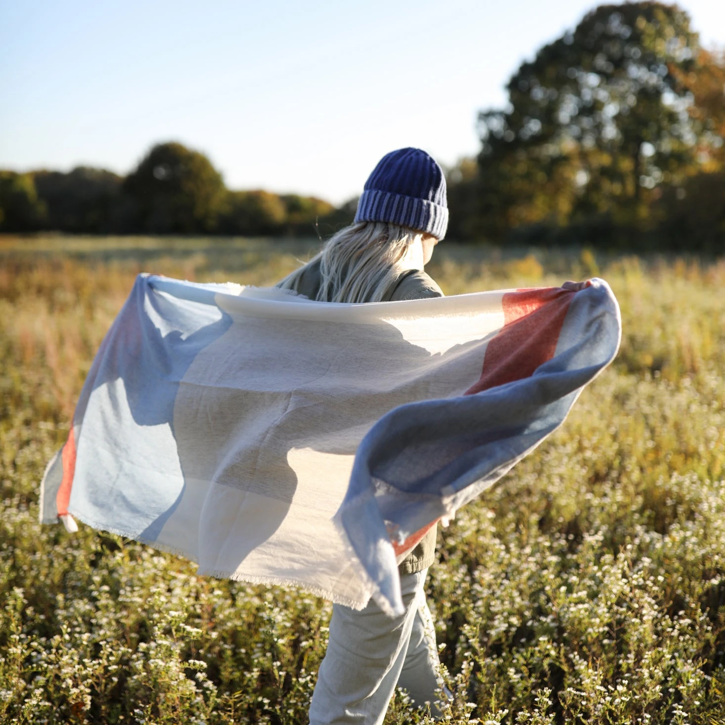 Brighton Block Shawl | Cashmere 4 Brighton Block Shawl | Cashmere - Image 2