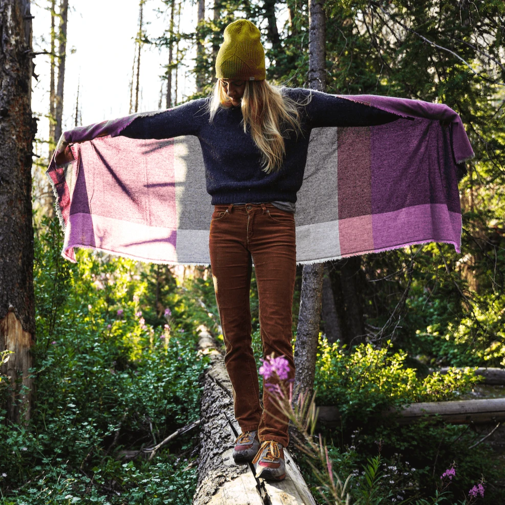 Brighton Block Shawl | Cashmere 8 Brighton Block Shawl | Cashmere - Image 6